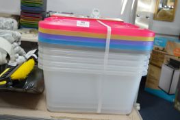 *Iris 15L Storage Boxes 5pk