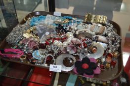 Costume Jewellery; Bangles, Necklaces, Beads, Brooches, etc.