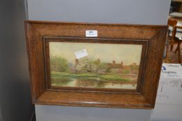 Oak Framed Watercolour 