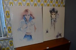 Pair of Sara Moon Prints