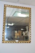 Gilt Framed Bevelled Edge Wall Mirror
