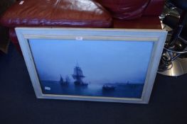 White Painted Framed Print 