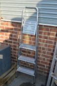 Three Tread Aluminium Platform Steps