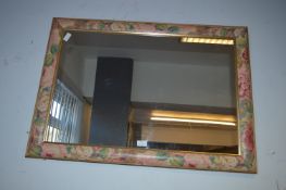 Floral Decorative Framed Wall Mirror