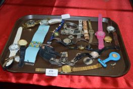 Tray Lot of Wristwatches