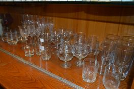 Selection of Drinking Glassware