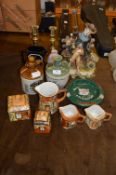 Brass Candlesticks, Flagon Jugs, Cottage Ware, etc.