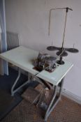 Industrial Singer Sewing Machine Table