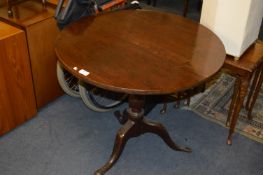Victorian Circular Topped Tip Table
