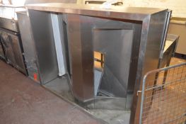 Stainless Steel Two Sided Extraction Unit with Illumination and Grease Filters