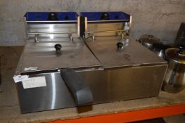 *Ace Catering Two Basket, Two Compartment Fryer