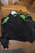 *Twelve Black & Green Hoodie Tops (Assorted Sizes)