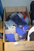 *Box Containing 57 Jemsz Sports Socks