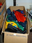 *Fifteen Assorted Macron, Errea and Other Sporting Items