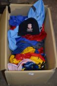 *Twenty Two Assorted Item; Football Shirts, Shorts, Hats (Various Colours and Sizes)