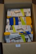 *Box Containing Fourteen Pairs of Blue & Yellow Macron Football Socks