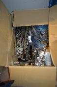 *Box Containing Chrome Slatwall Brackets