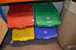 *Four Plastic Storage Boxes with Lids