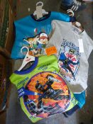 Box Containing Thirty Four Pairs of Boy's Two Piece Pajamas Including Thunderbirds, Thomas the