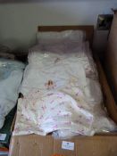 Box Containing 14x Twelve Packs of Mixed Girl's Barbie T-Shirts (Various Sizes)