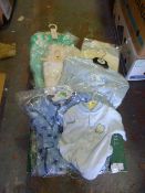 Box Containing 16 Assorted Items of Baby Clothes