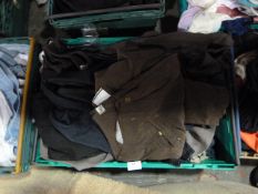 Box of Mixed Adult Trousers and Skirts Sizes: M - L