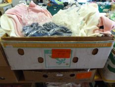 Box Containing Girl's Fleece Zip-up Tops from Adam's Sizes: 3-4, and 4-5 Years and Eleven Pooh