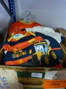 Box Containing Sixteen Pieces of Next, Disney and F&F Baby Clothes Sizes: 0-3 Months to 18-23 Months