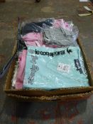 Box Containing Approximately 64 Pieces of Girl's Clothing; Barbie T-Shirts, Ladies T-Shirts and