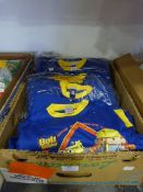 Box Containing 36 Pairs of Next Bob the Builder Pajamas Sizes: 2-3 and 3-4