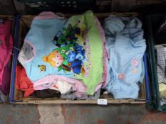 Mixed Box of Girl's and Women's Tops, Pajamas Sets and Jackets, etc. Size: Large