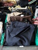 Box Containing 21 Pairs of Assorted Men's and Women's Trousers (Various Styles and Sizes)