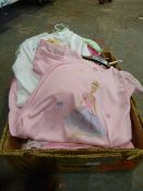 Box Containing Twenty Two Pieces of Barbie Girl's Sleepwear
