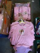 Two Boxes Containing 46 Pairs of Girl's Barbie Pajamas