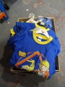 Box Containing 7x Six Packs of Next Boy's Pajamas Sizes: 2-3 and 3-4 Years