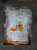 Box Containing Seventeen Pairs of Girl's Barbie Pajamas Size: 2-3 to 4-5 Years