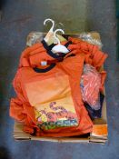 Box Containing Approximately 26 Sets of Tigger Pajamas from Next Sizes: 12-18 Months, 1.5-2Years and