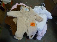 Box Containing Eight Assorted Baby's Winter Outfits