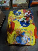 Box Containing 36 Pairs of Bob the Builder Pajamas from Next Sizes: 18-24 Months, 4-5 Years, 5-6