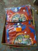 Box Containing 11x Six Packs of Boy's Bob the Builder Pajamas Size: 2-3 Years