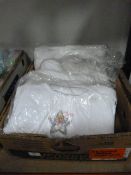 Box Containing 21 Sets of Girls Barbie Pajamas Size 2-3 Years