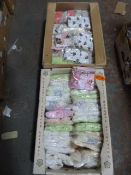 Two Boxes Containing 100x Three Packs of Girl's Briefs Sizes: 3-4 to 12-14 Years