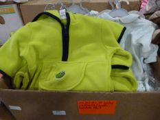 Box Containing Approximately 22 Pieces Baby Hoodies and Baby Grows Size: 3 Months and Girl's