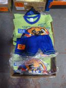 Box Containing Approximately 30 Pairs of Boy's Pajamas Sizes: 3-4 to 6-7 (Action Man and Others)