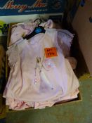 Box Containing Barbie Night Shirts Sizes: 4-5 and 7-8 Years