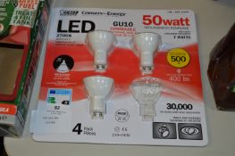 *Feit GU10 Dimmable Light Bulbs 4pk