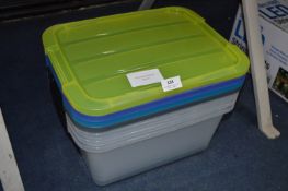 *Iris 15L Storage Boxes 5pk
