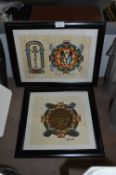 Two Egyptian Paintings on Papyrus 