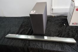 *LG Smart Soundbar with LG Active Subwoofer