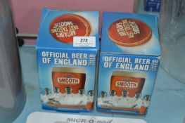 Two Marston's Smooth Beer Mugs